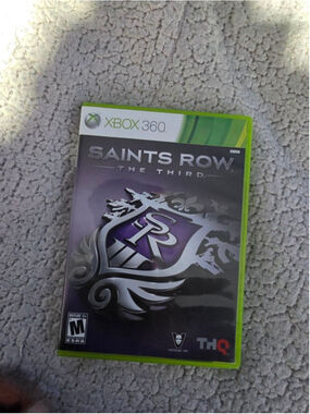 THQ Saints Row The Third Xbox 360 Video Game One Size Green Purple